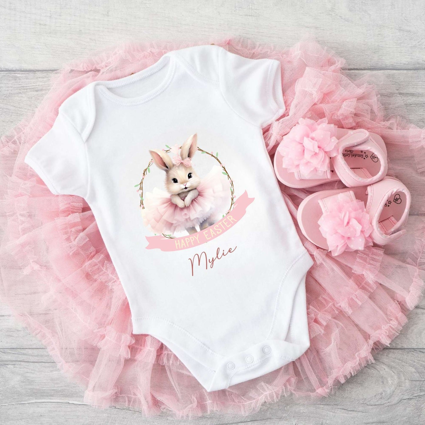 HAPPY EASTER BALLERINA DTF - Wow Craft Blanks & Wraps