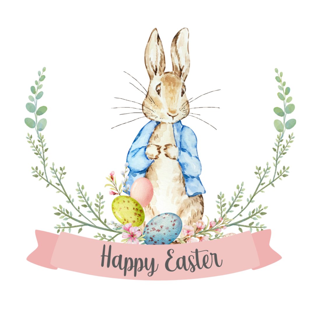 HAPPY EASTER PINK UV-DTF DECAL - Wow Wraps