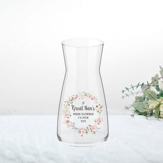 IF GREAT - NAN'S WERE FLOWERS I'D PICK YOU UV - DTF DECAL - Wow Craft Blanks & Wraps