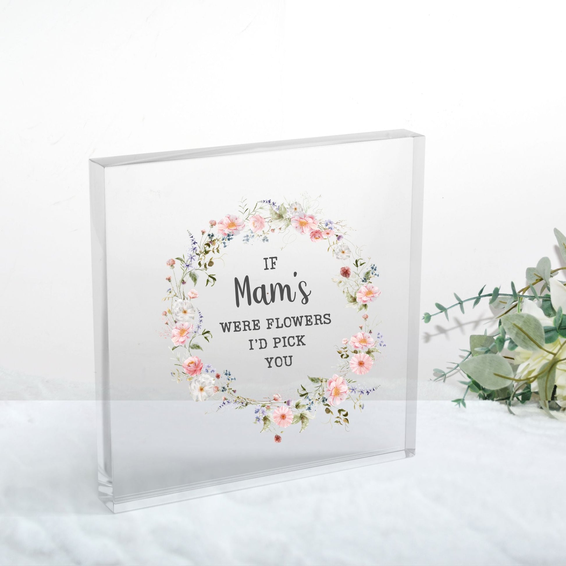 IF MAM'S WERE FLOWERS I'D PICK YOU UV - DTF DECAL - Wow Craft Blanks & Wraps