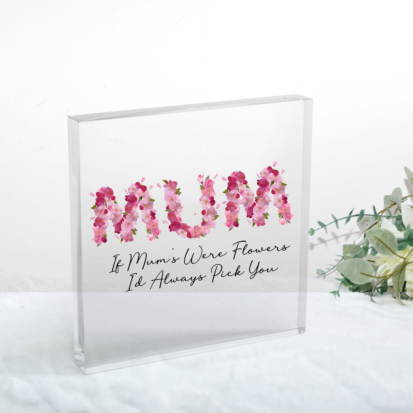 IF MUMS WERE FLOWERS - FLORAL NAMES UV - DTF DECAL - Wow Craft Blanks & Wraps