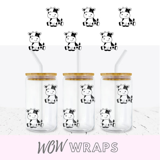 LITTLE COW LIBBEY GLASS CAN WRAP - Wow Wraps