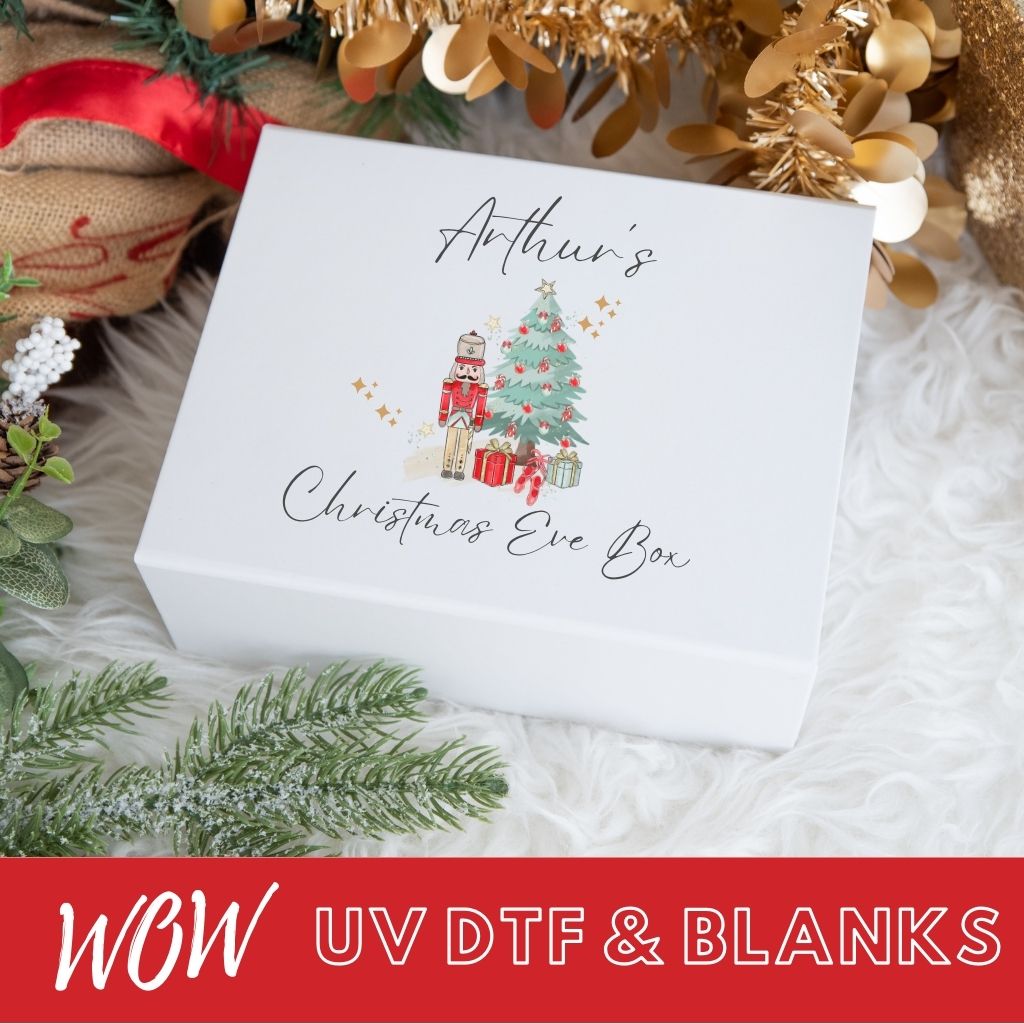 LITTLE SOLDIER CHRISTMAS EVE (GIFT BOX) UV - DTF DECAL - Wow Wraps