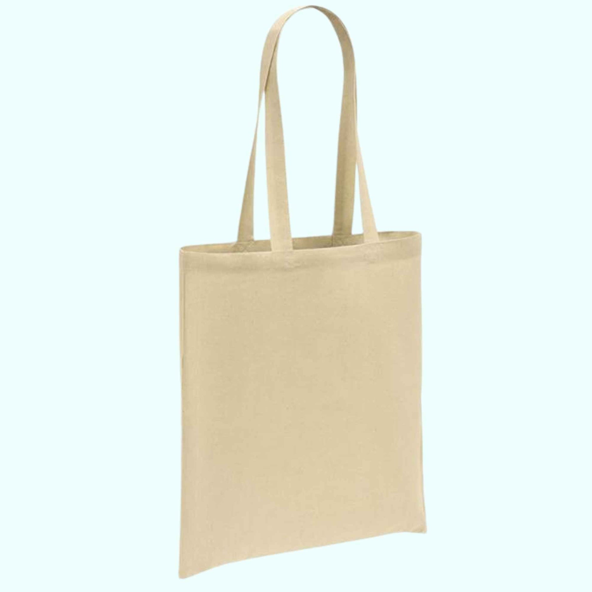 Long Handled Cotton Tote Shopper Bag - Wow Craft Blanks & Wraps