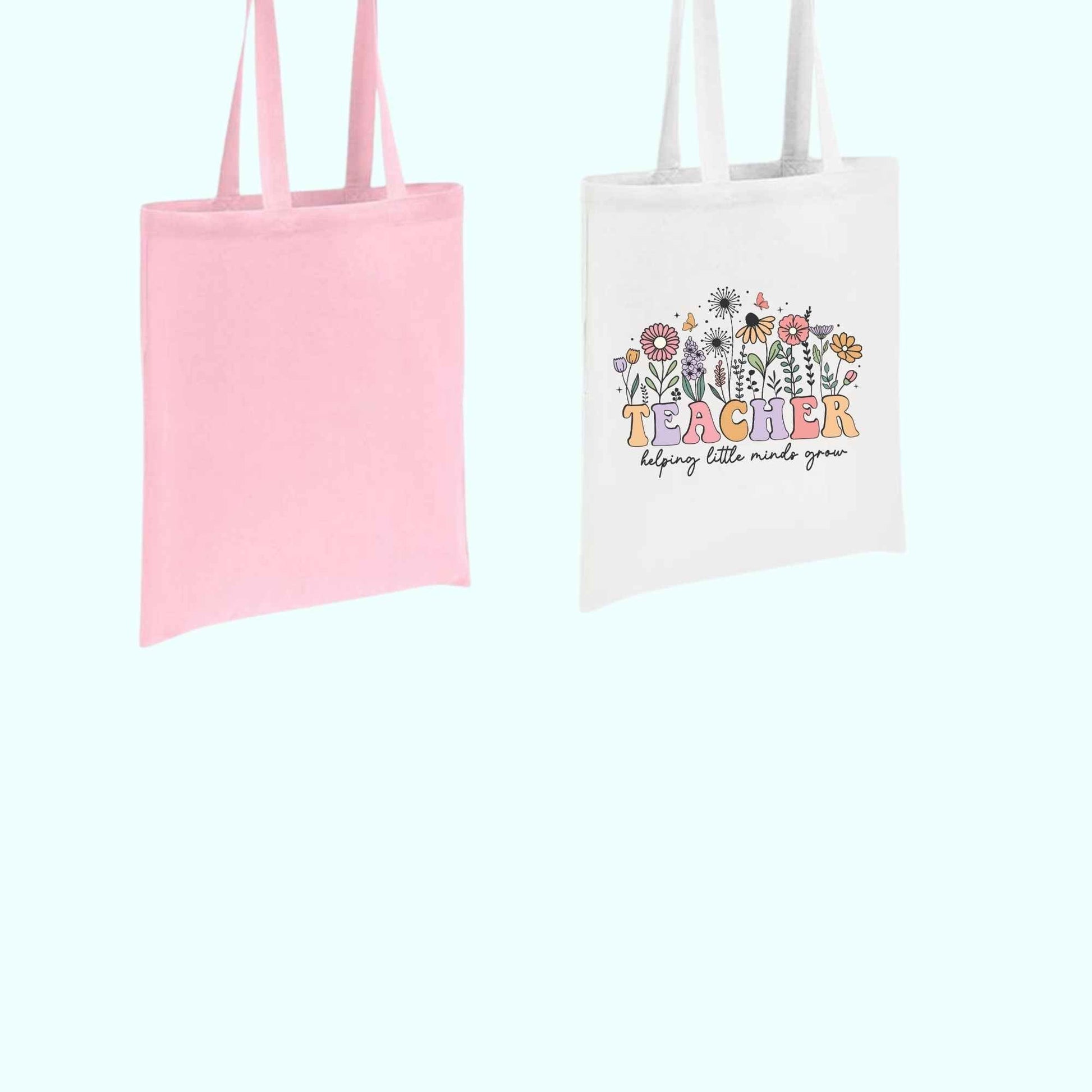 Long Handled Cotton Tote Shopper Bag - Wow Craft Blanks & Wraps