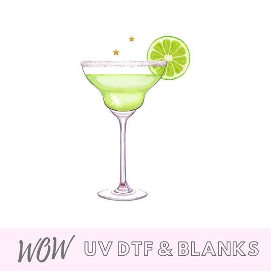 Margarita Cocktail UV-DTF Decal - Wow Wraps