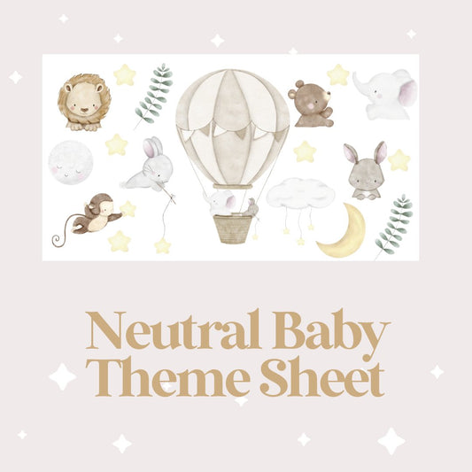 Neutral Baby Theme Sheet - Wow Wraps