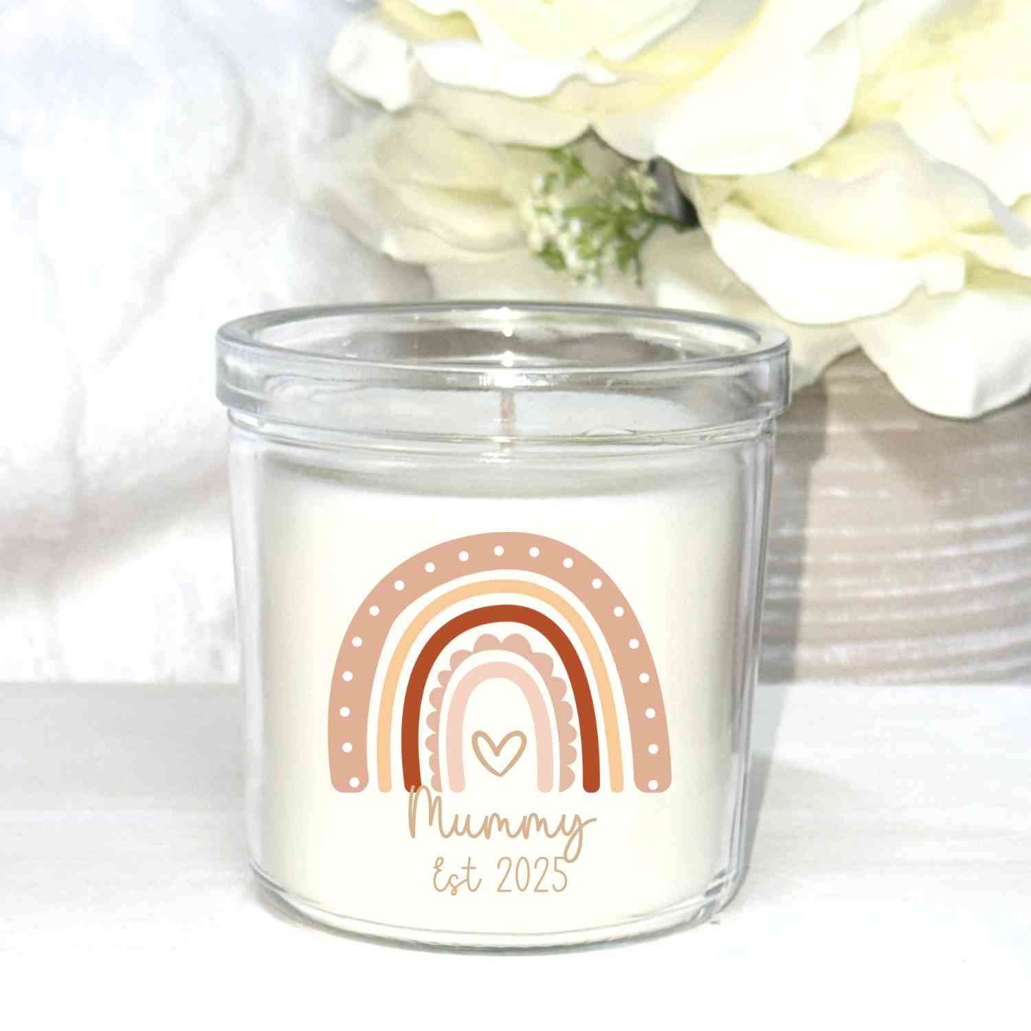 Neutral Mummy Est - Mothers Day UV - DTF Sized For The Ikea 40hr Candles - Wow Craft Blanks & Wraps