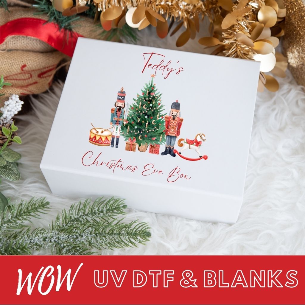 NUTCRACKER CHRISTMAS EVE (GIFT BOX) UV - DTF DECAL - Wow Wraps