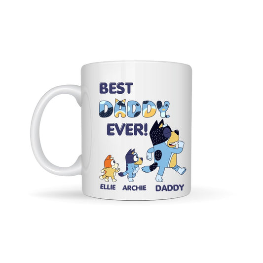 Personalised Blue Dog Dad/Daddy - Wow Wraps