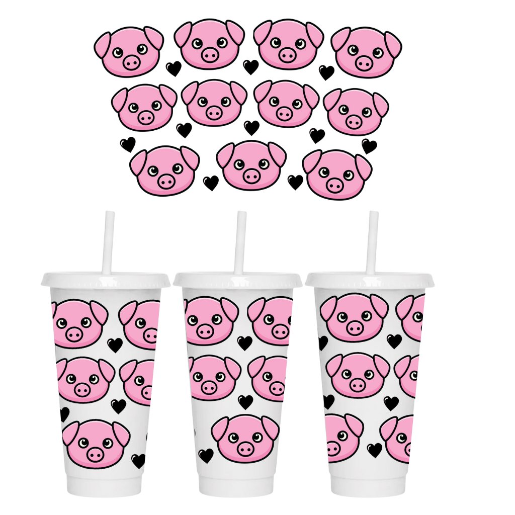 PIGGY 24oz COLD CUP WRAP - Wow Wraps