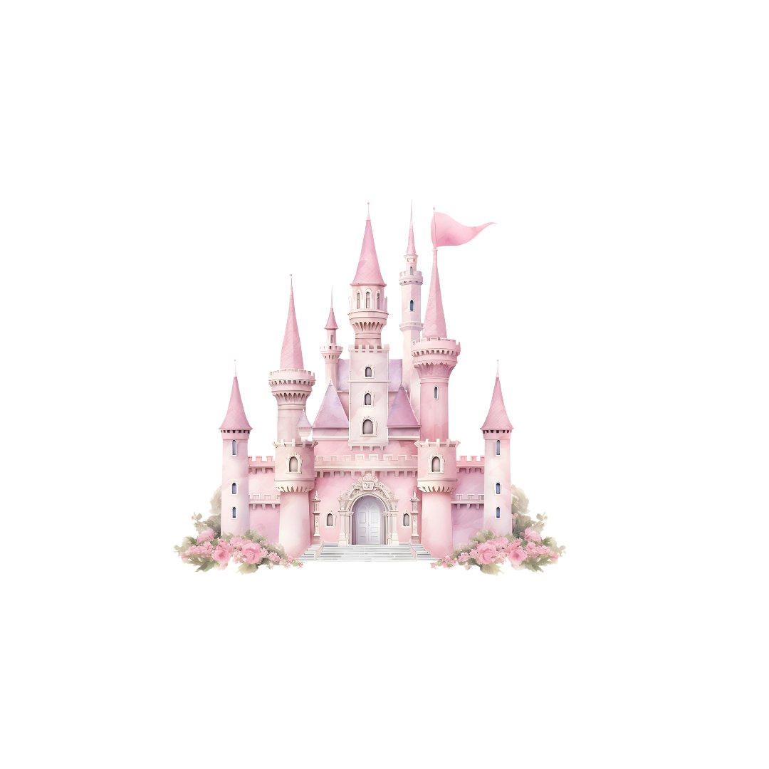Princess Castle UV-DTF Decal - Wow Wraps