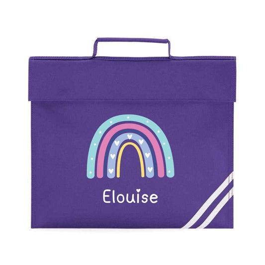 BOOK BAG DTF - RAINBOW HEARTS