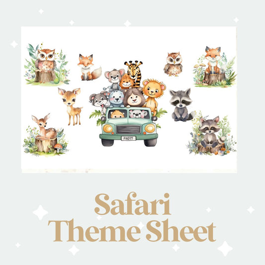 Safari Theme Sheet - Wow Wraps
