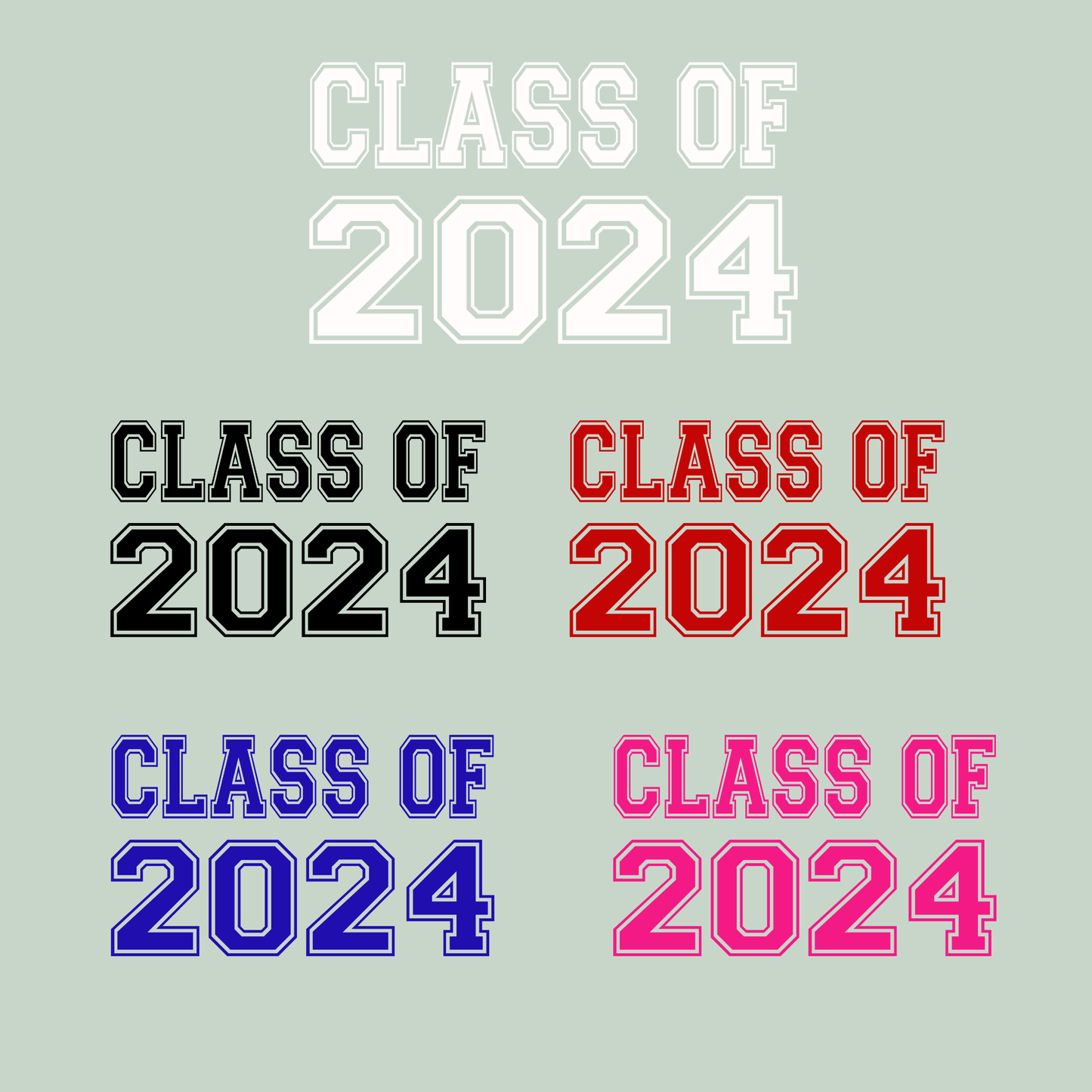 School Leavers Decal - Class of 2024 - Wow Wraps