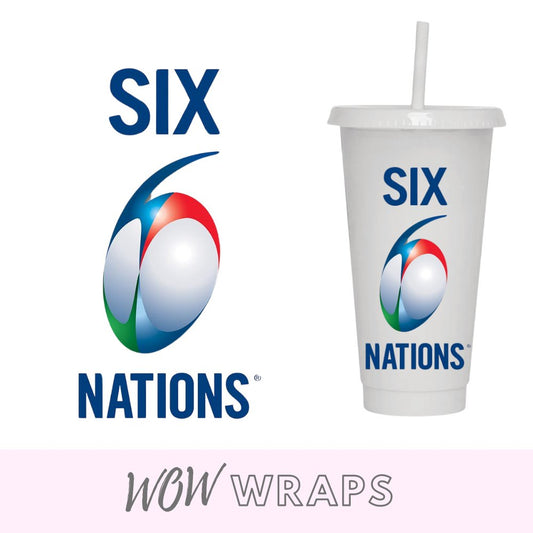 SIX NATIONS RUGBY -UV-DTF LOGO - Wow Wraps