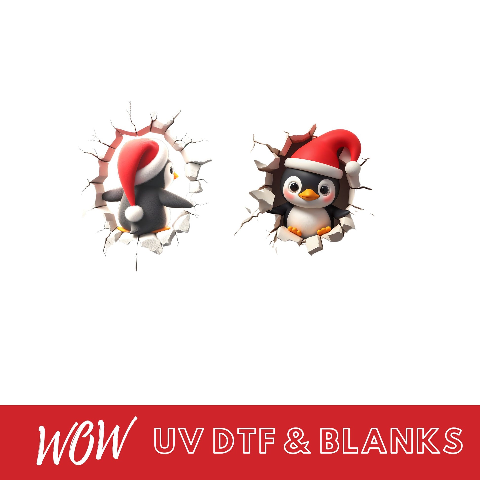 SMASHED PENGUIN MUG DECAL - Wow Craft Blanks & Wraps