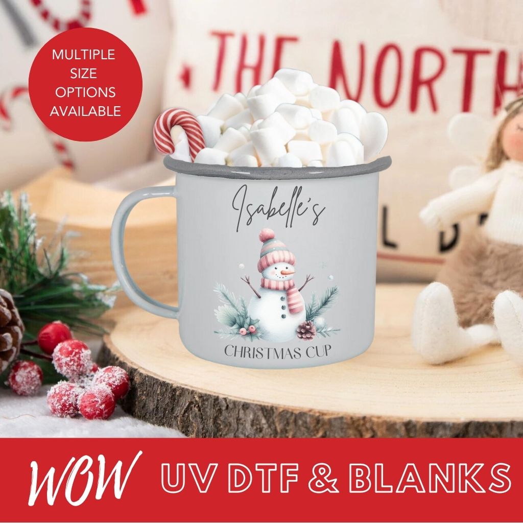 Snowman UV - DTF Decal - Wow Wraps