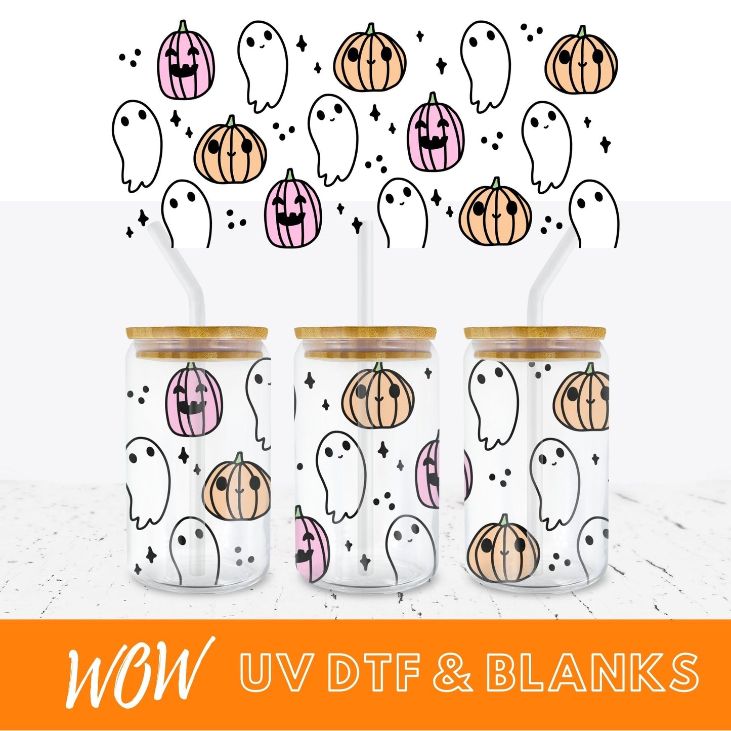 SPOOKY PUMPKINS LIBBY UV - DTF - Wow Wraps