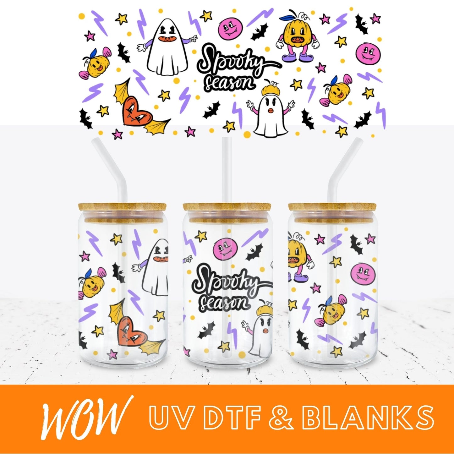 SPOOKY SEASON LIBBY UV - DTF - Wow Wraps