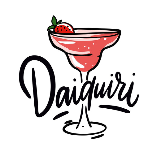 Strawberry Daiquiri UV-DTF Decal - Wow Wraps