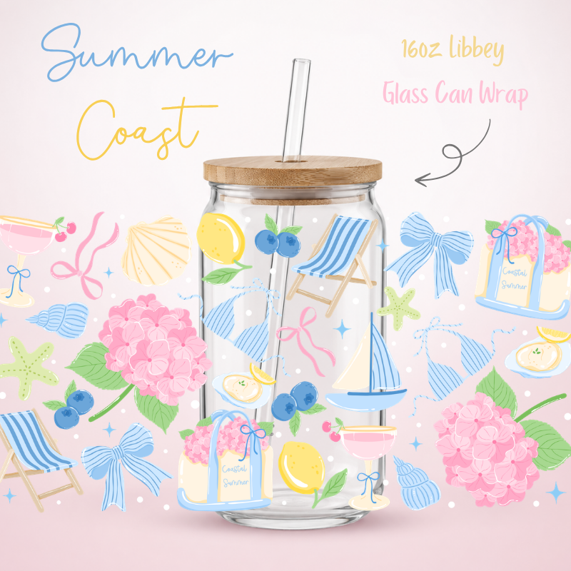 Summer Coast LIbbey UV-DTF Wrap