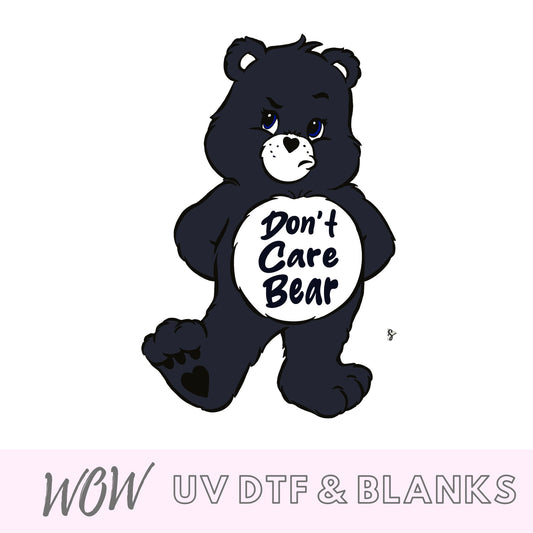 SWEAR BEAR PROFANITY UV - DTF DECAL - Wow Wraps