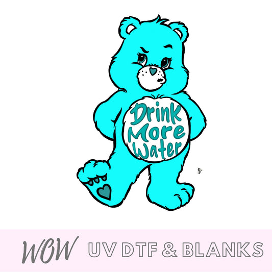 SWEAR BEAR PROFANITY UV - DTF DECAL - Wow Wraps