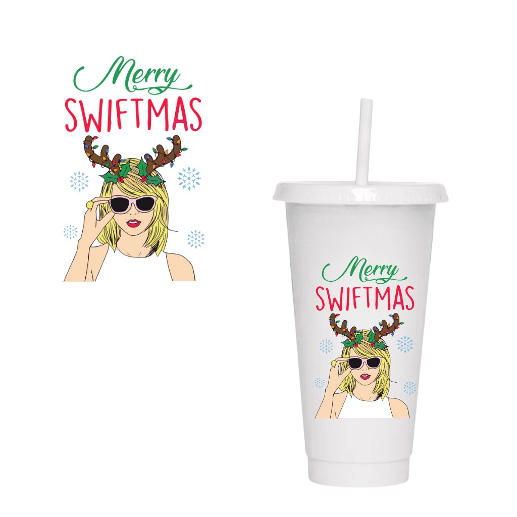 TAYLOR SWIFT MERRY SWIFTMAS DECAL - 4 - Wow Craft Blanks & Wraps