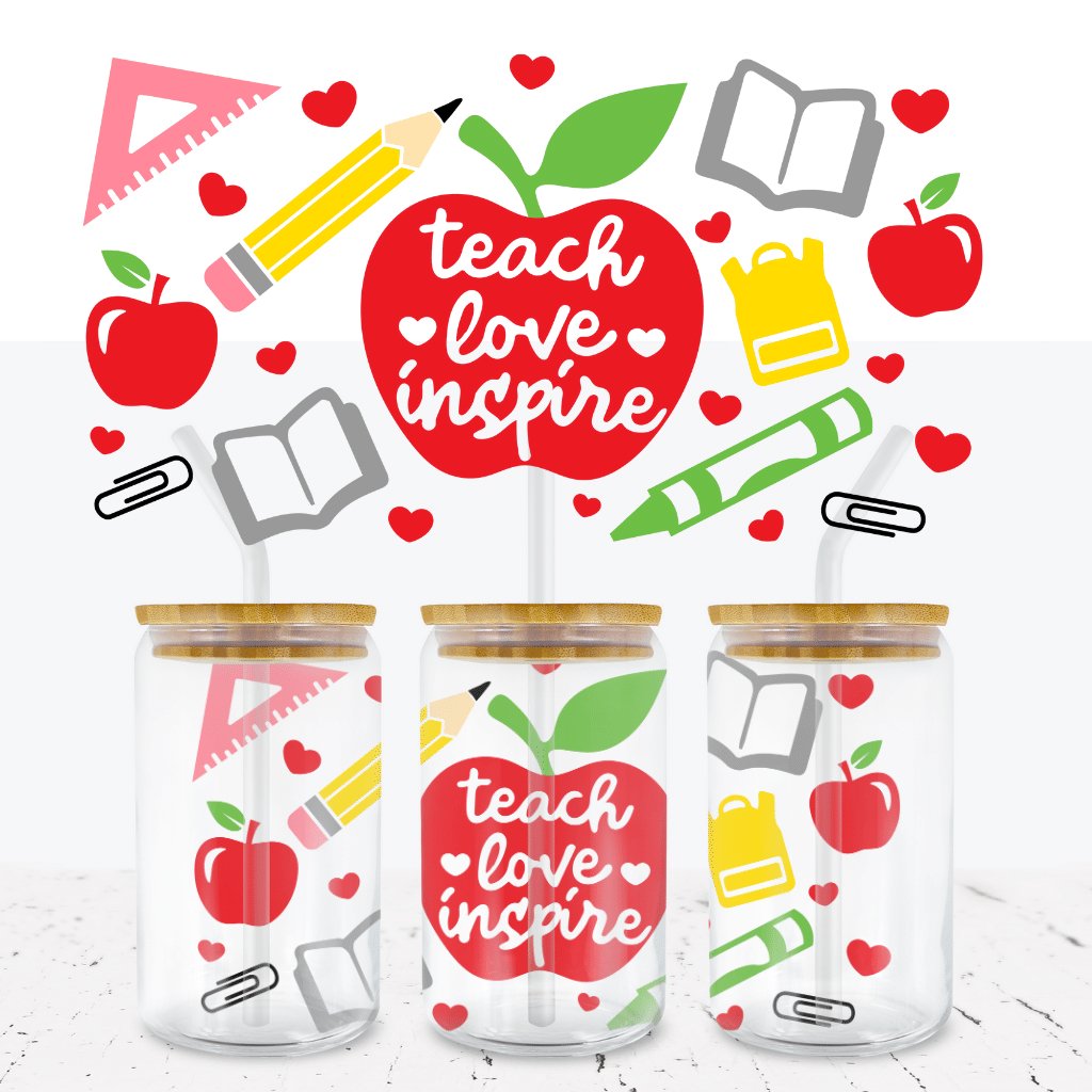 Teach Love Inspire 16oz Wrap - Wow Wraps