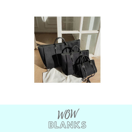 Tote Bags - Black - Wow Wraps
