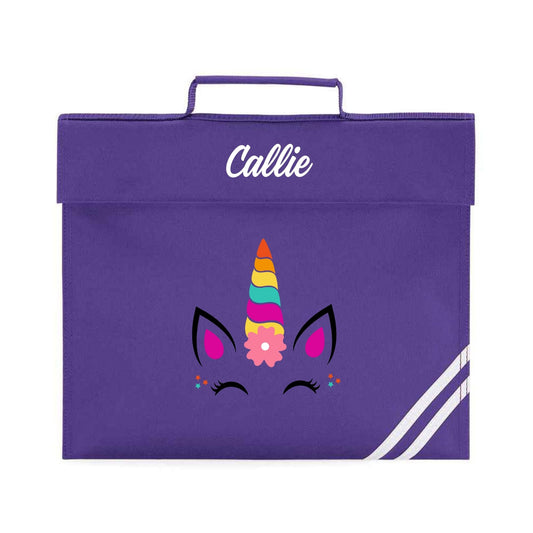 BOOK BAG BAG DTF - UNICORN DESIGN