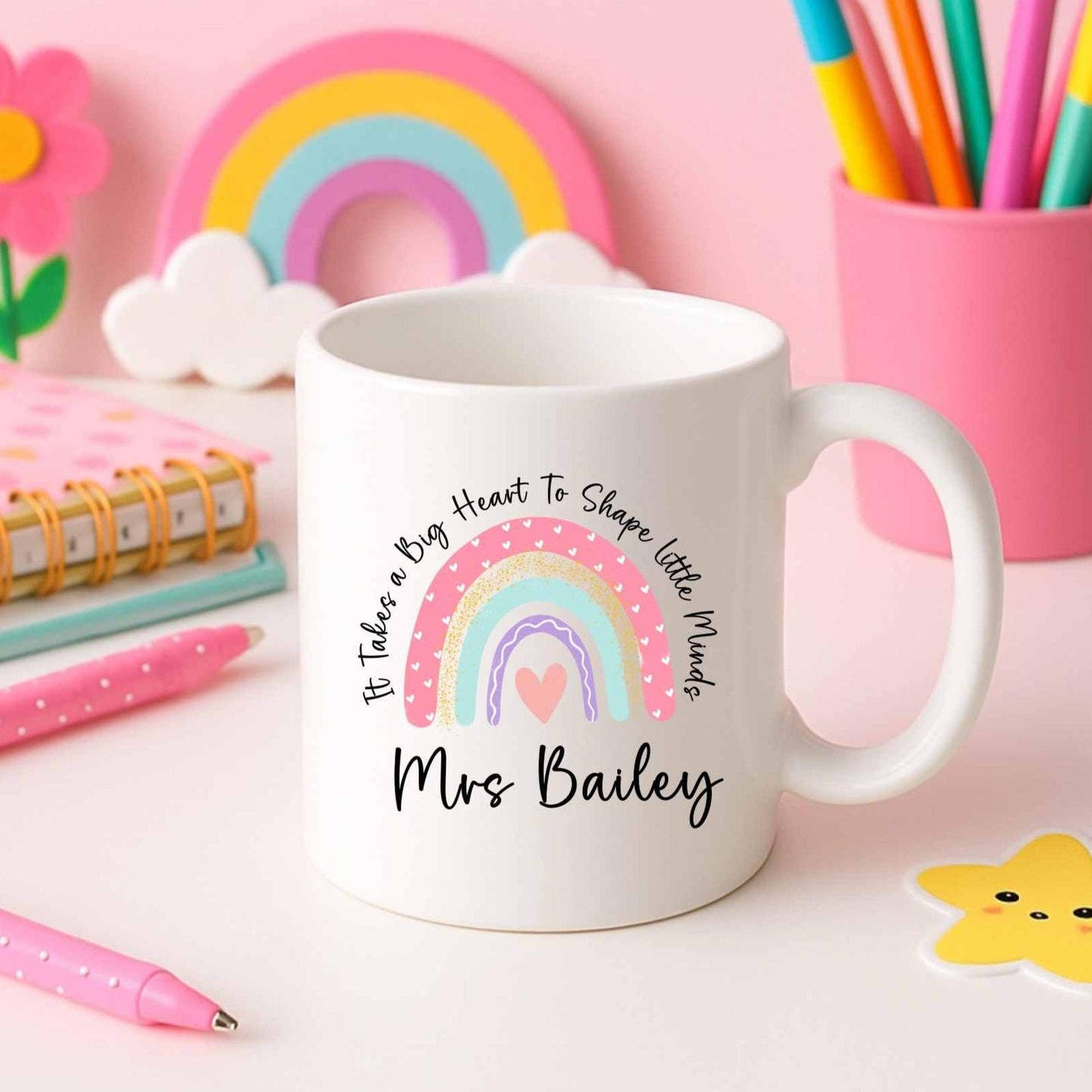 UV - DTF Teacher Decal - It Takes A Big Heart To Shape Little Minds - Wow Craft Blanks & Wraps