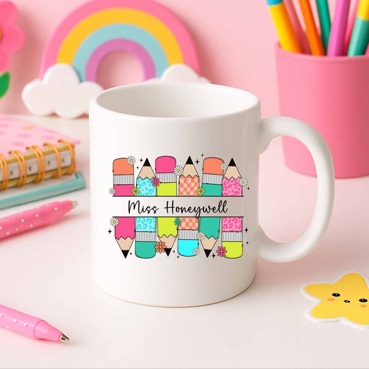 UV - DTF Teacher Decal - Pastel Pencils - Wow Craft Blanks & Wraps