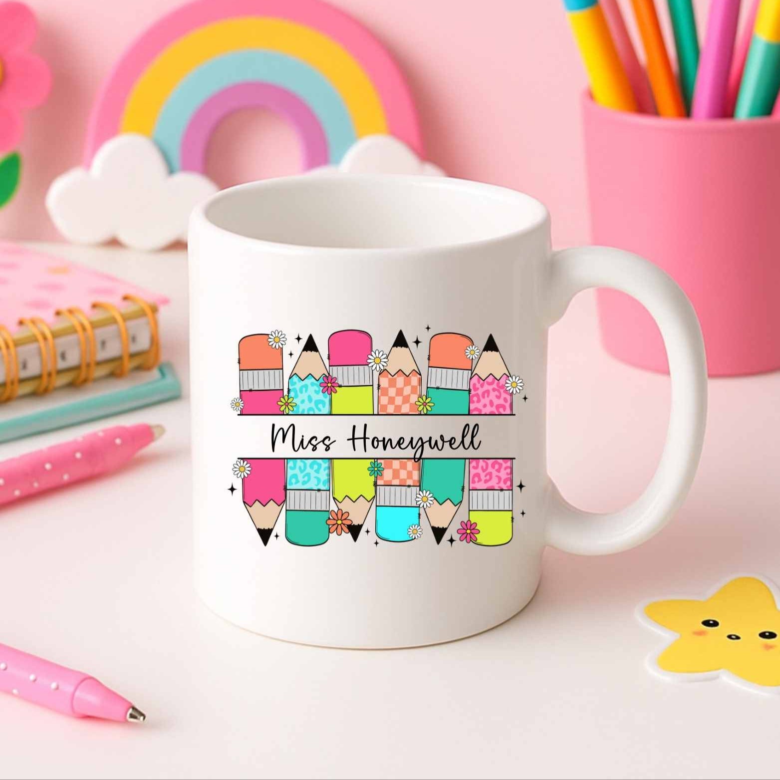 UV - DTF Teacher Decal - Pastel Pencils - Wow Craft Blanks & Wraps