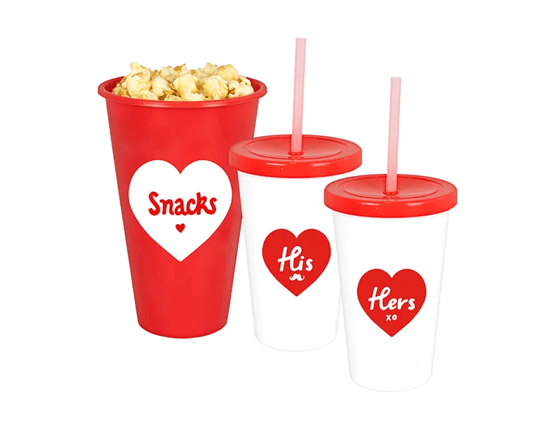 Valentines Movie Night In Couple Cup Kit - Wow Craft Blanks & Wraps