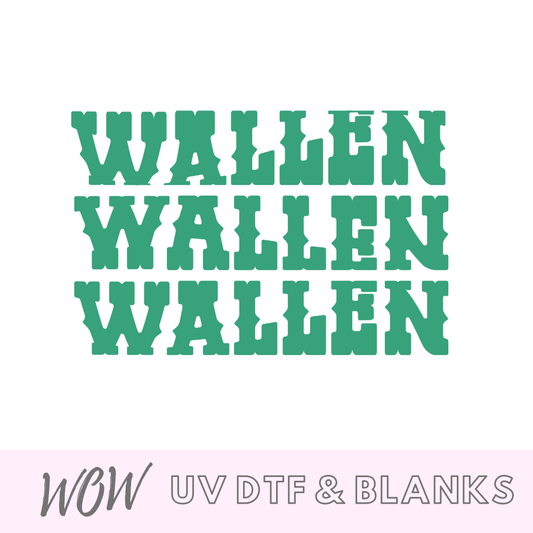 Wallen UV-DTF Decal - Wow Wraps