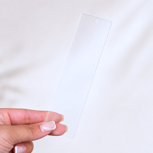 Acrylic Bookmark Clear