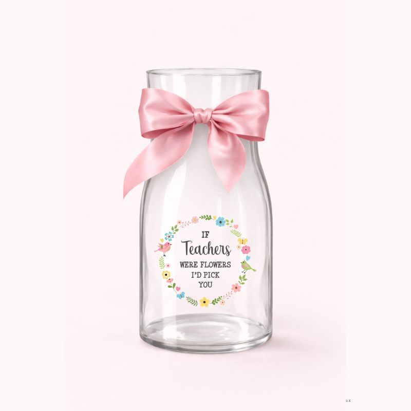 If Teachers Were Flowers Decal