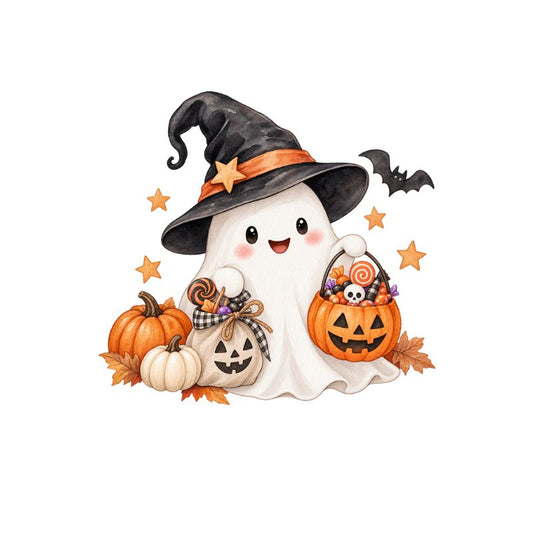 HALLOWEEN CUTE GHOST UV-DTF DECAL