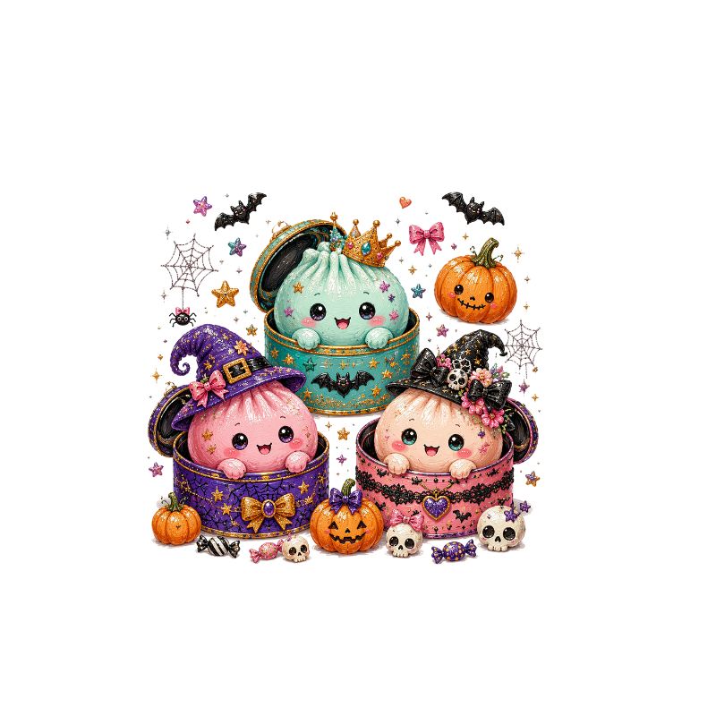 HALLOWEEN DUMPLINGS UV-DTF DECAL
