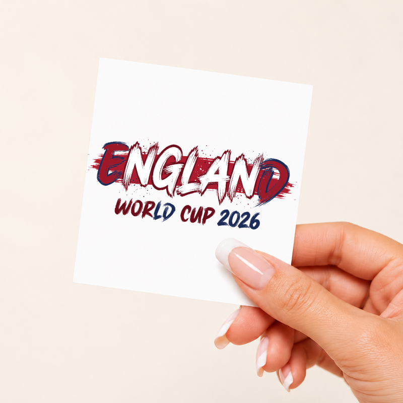 england world cup 2026 uv-dtf sticker