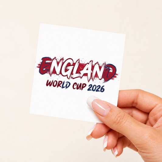 england world cup 2026 uv-dtf sticker