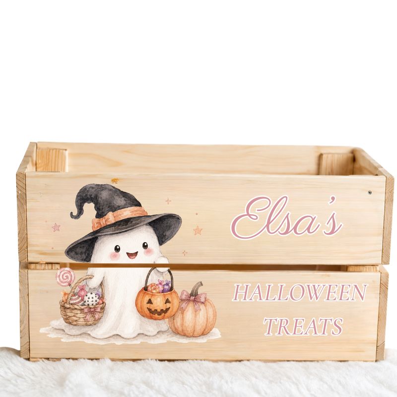 CUTIE HALLOWEEN  UV-DTF DECAL - SIZED FOR IKEA CRATE