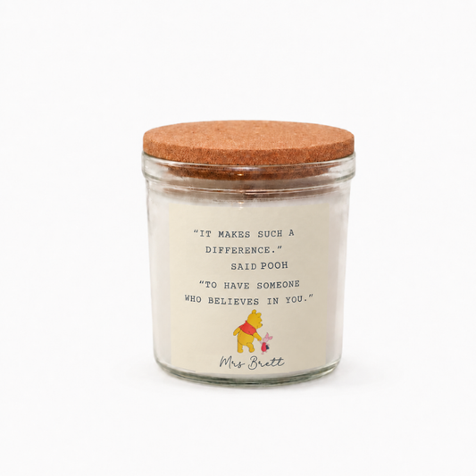 Candle Label - It Makes Such A Difference