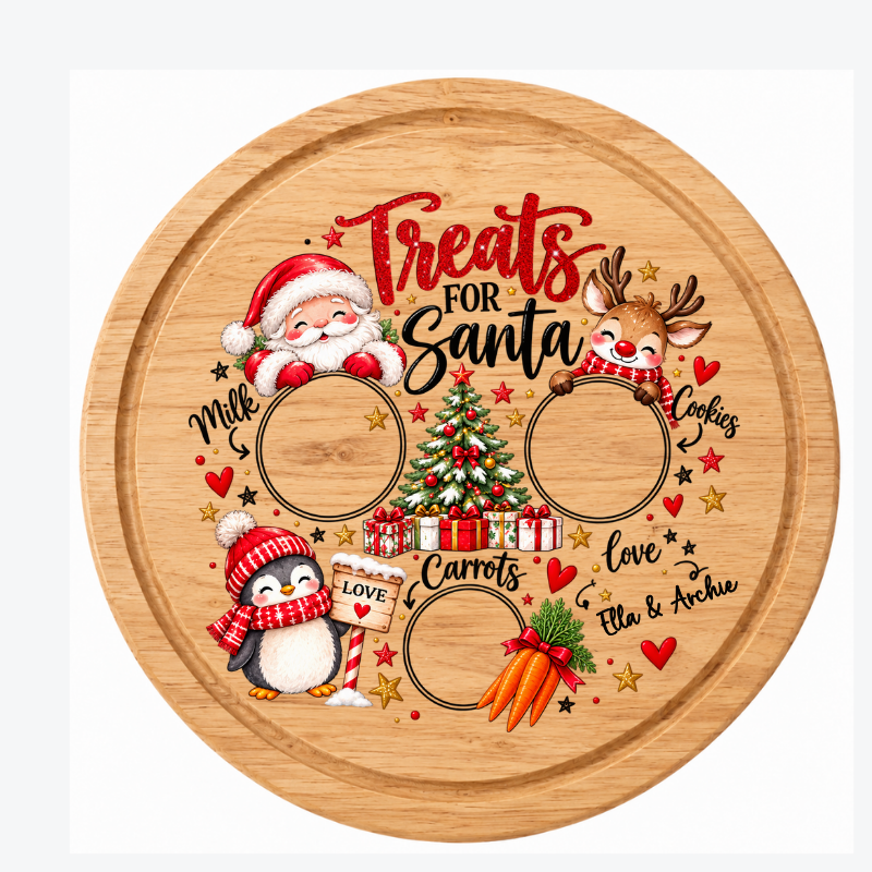 Santa Treat Board UV-DTF