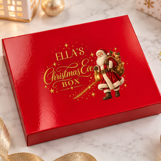 SANTA CHRISTMAS EVE BOX UV-DTF DECAL