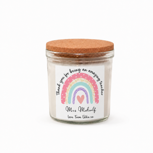 Candle Label - Amazing Teacher