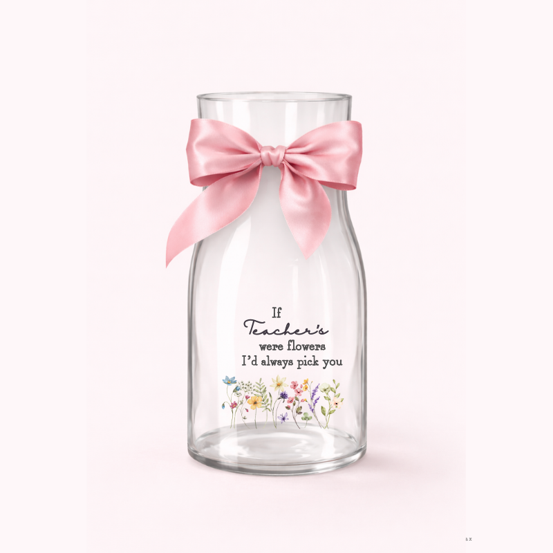 If Teachers Were Flowers Decal