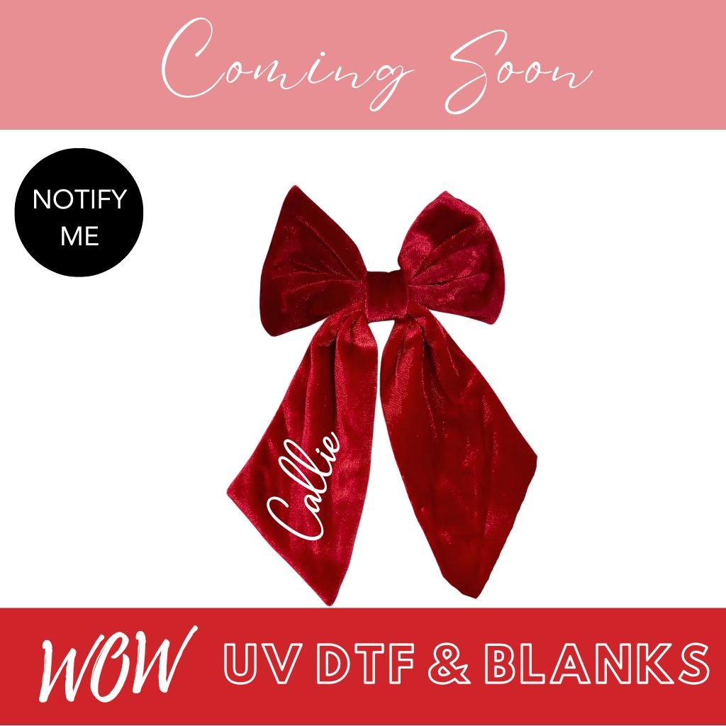 XL RED VELVET HAIR BOW - Wow Wraps